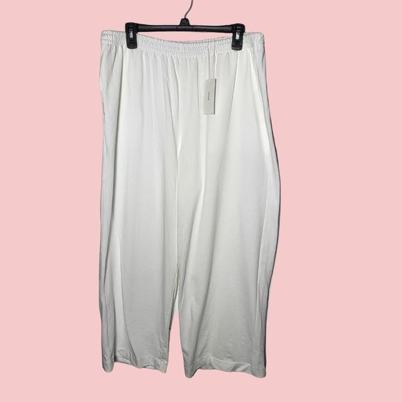 Vince Pants - NWT Vince Cropped Wide Leg Pant Optic White Womens Size XL